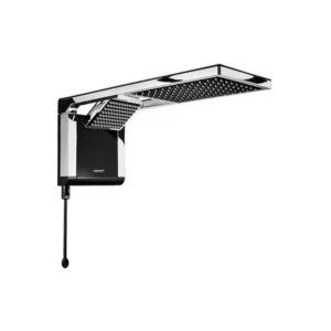#03 - Chuveiro Acqua Duo Ultra Black Cromado 127 V 5500 W Lorenzetti